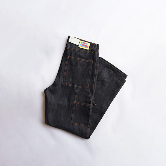 NEO BLUE　CARPENTER BAGGY JEANS -INDIGO BLACK