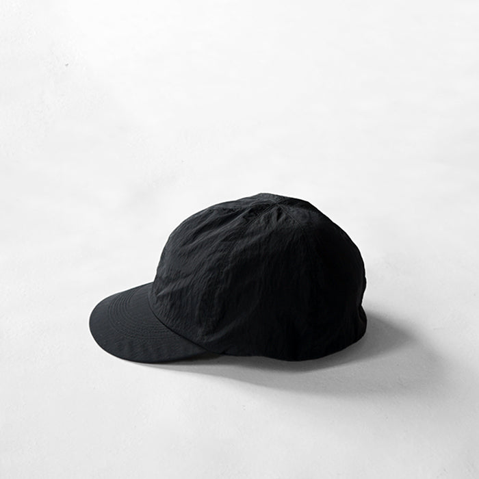 O/EIGHTH　6PANNEL CAP【U】-Recycle Nylon Dope Dyed Taffeta