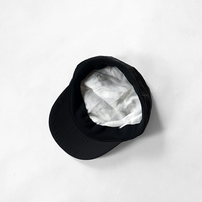 O/EIGHTH　6PANNEL CAP【U】-Recycle Nylon Dope Dyed Taffeta
