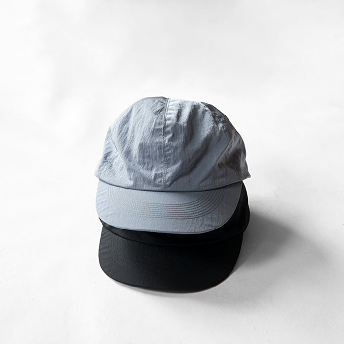 O/EIGHTH　6PANNEL CAP【U】-Recycle Nylon Dope Dyed Taffeta