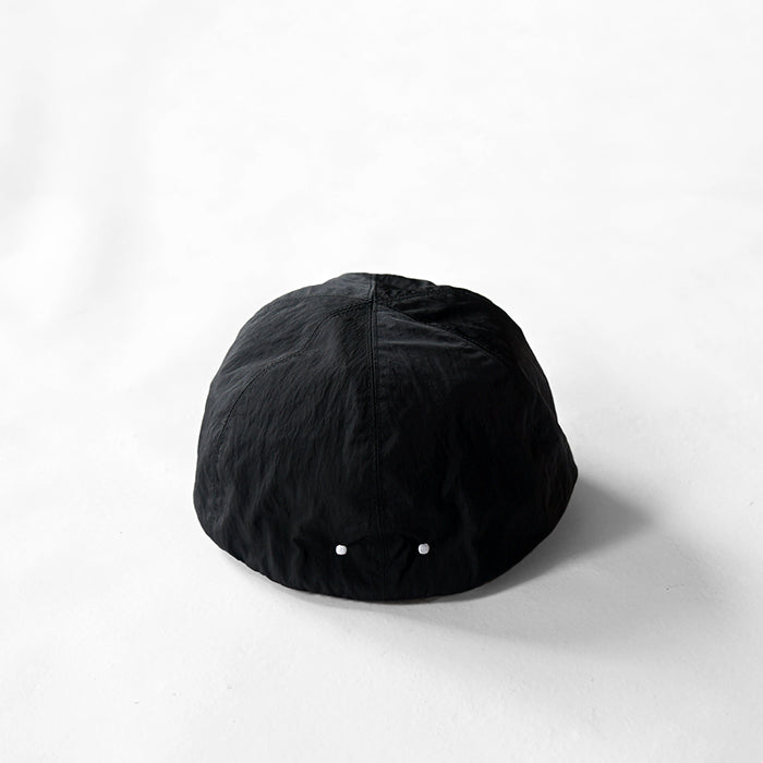 O/EIGHTH　6PANNEL CAP【I】-Recycle Nylon Dope Dyed Taffeta