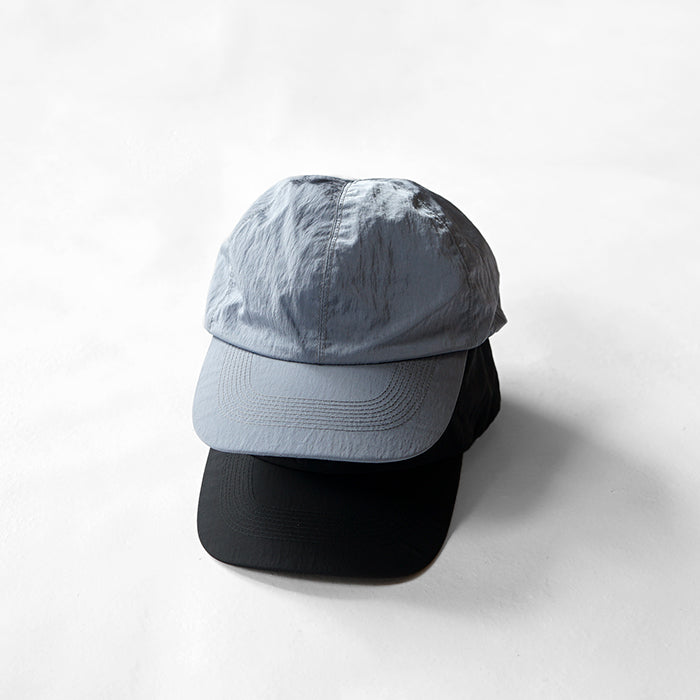 O/EIGHTH　6PANNEL CAP【I】-Recycle Nylon Dope Dyed Taffeta