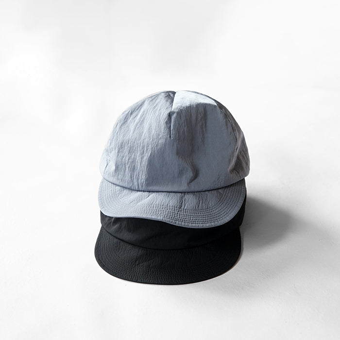 O/EIGHTH　6PANNEL CAP【Y】-Recycle Nylon Dope Dyed Taffeta