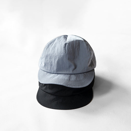 O/EIGHTH　6PANNEL CAP【Y】-Recycle Nylon Dope Dyed Taffeta