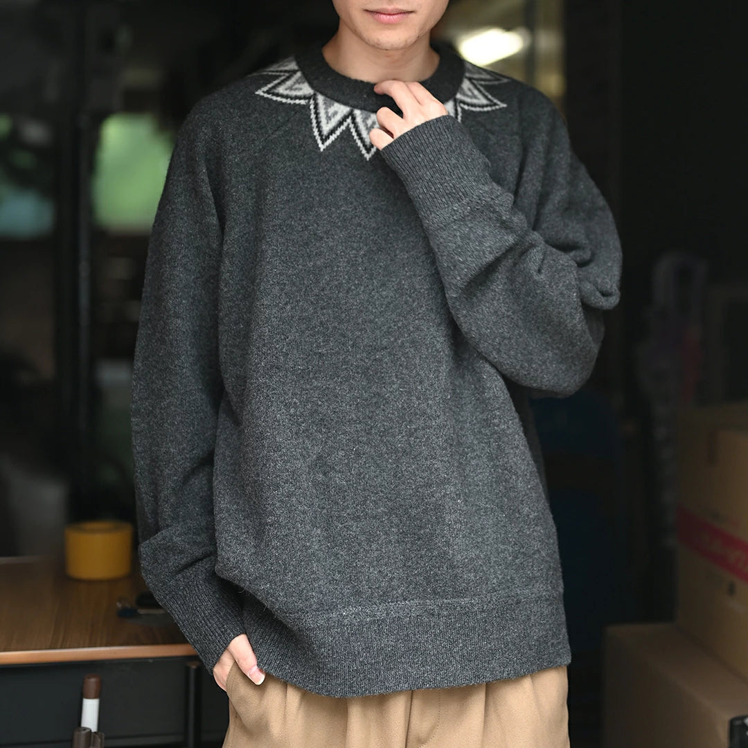 PHENIX COLLECTION WOOL KNIT PULLOVER