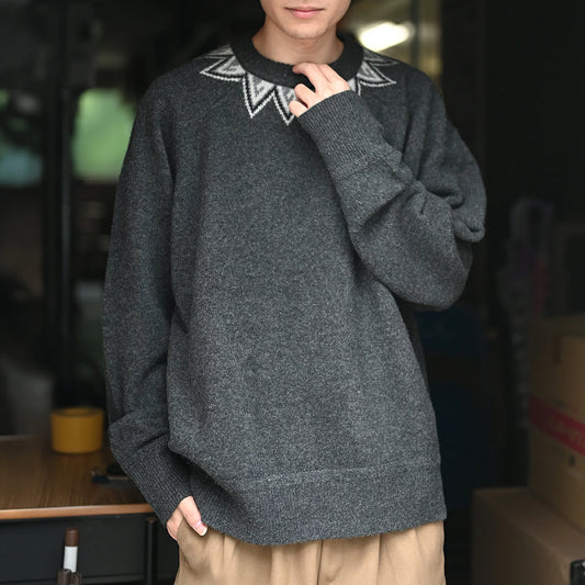 PHENIX COLLECTION WOOL KNIT PULLOVER
