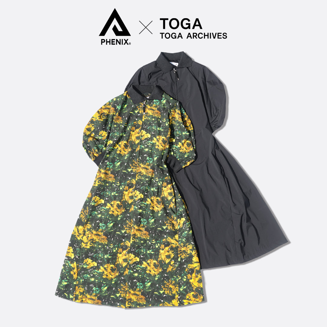 PHENIX TOGA -ONEPIECE, TYPE P-002 / PLEATED HYBRID DRESS