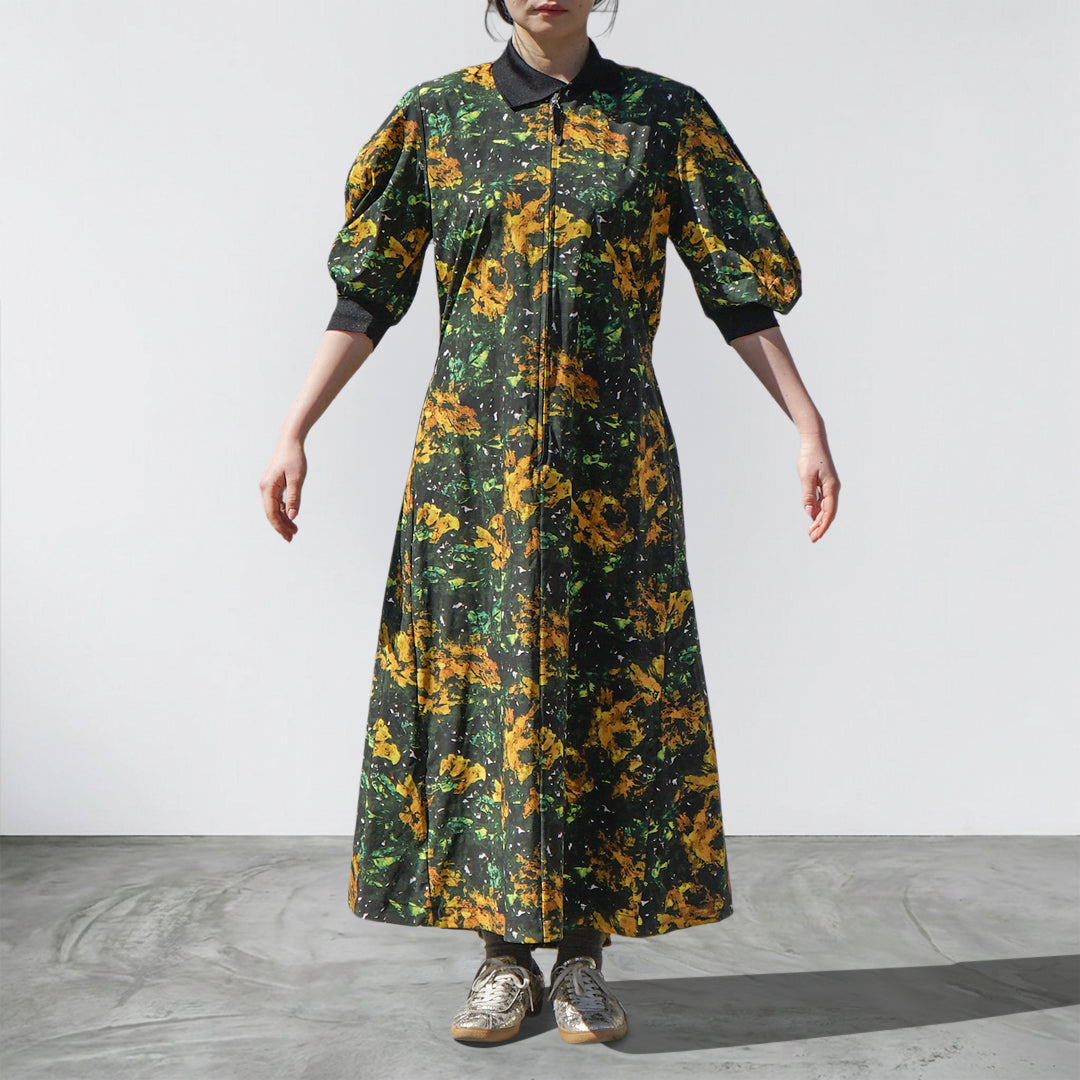 PHENIX TOGA -ONEPIECE, TYPE P-002 / PLEATED HYBRID DRESS