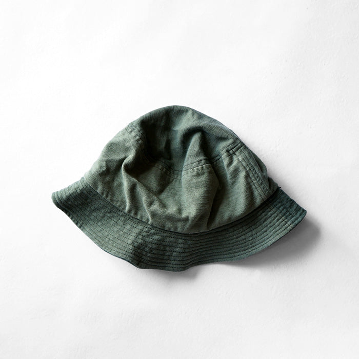 redad　patchwork bucket hat - military