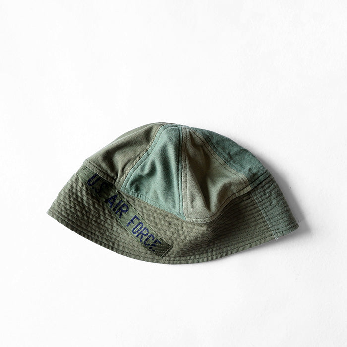 redad　patchwork sailor hat - military