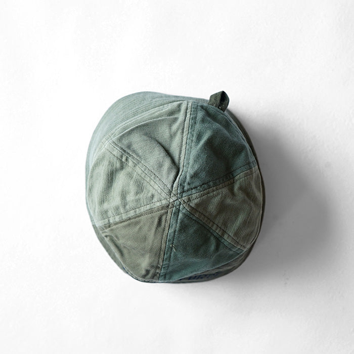 redad　patchwork sailor hat - military