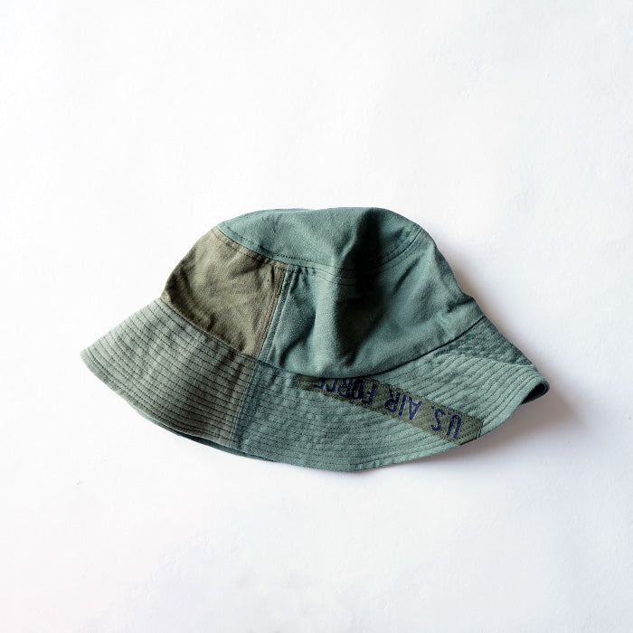 redad　patchwork wave hat - military