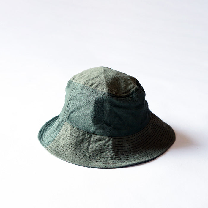 redad　patchwork wave hat - military