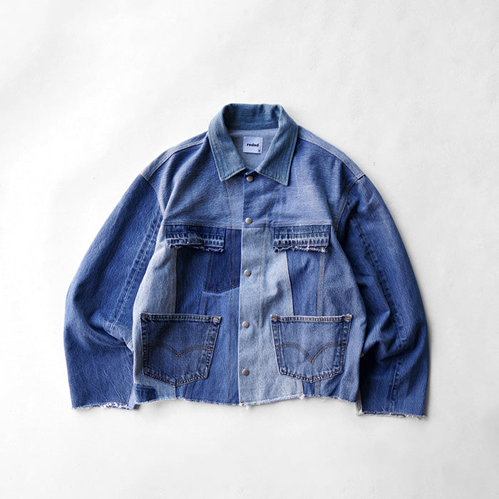 redad　denim snap jacket