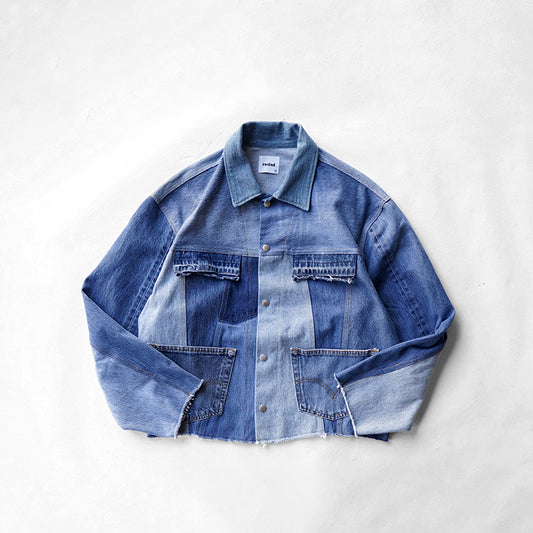 redad　denim snap jacket