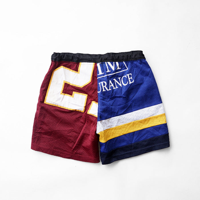 redad　redad uniform patchwork short