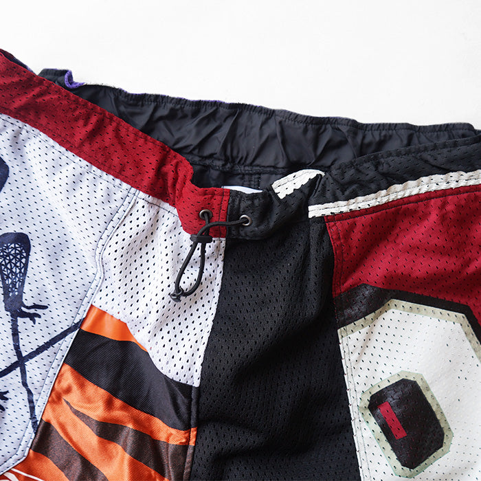 redad　redad uniform patchwork short