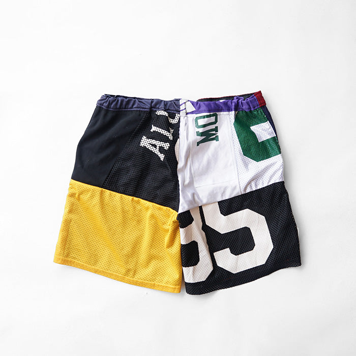 redad　redad uniform patchwork short