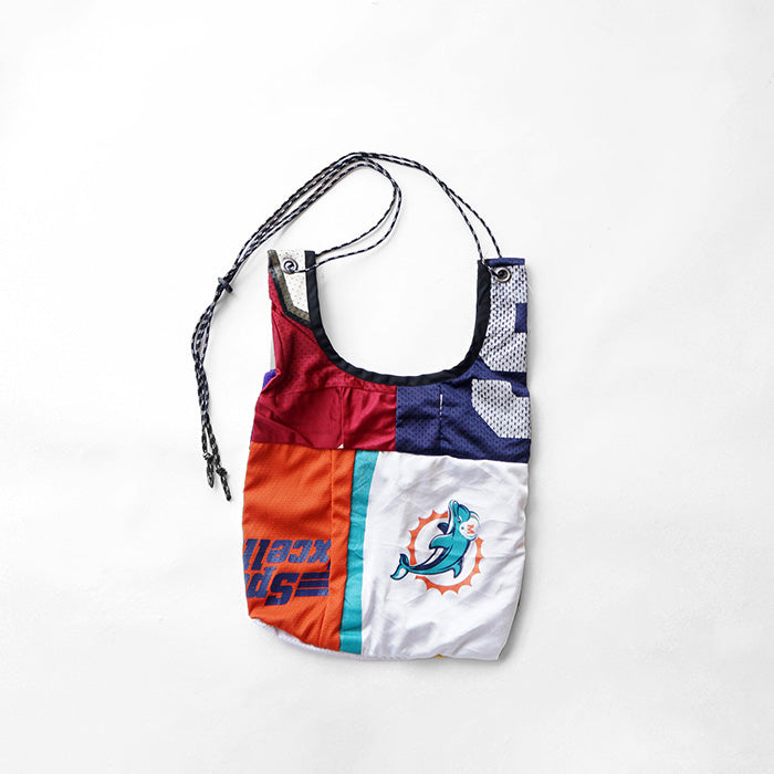 redad　uniform patchwork eco shoulder bag
