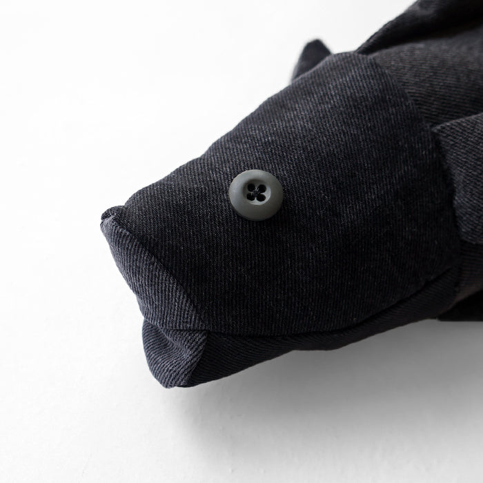 redad　patchwork soft toy Black Bass - black denim