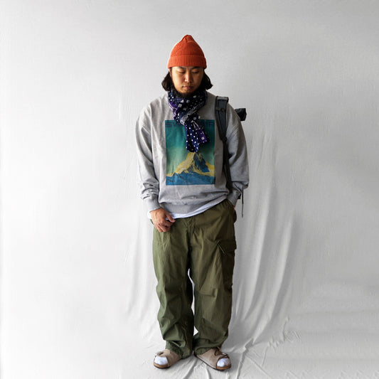 redad　vintage military equipment wide cargo pant