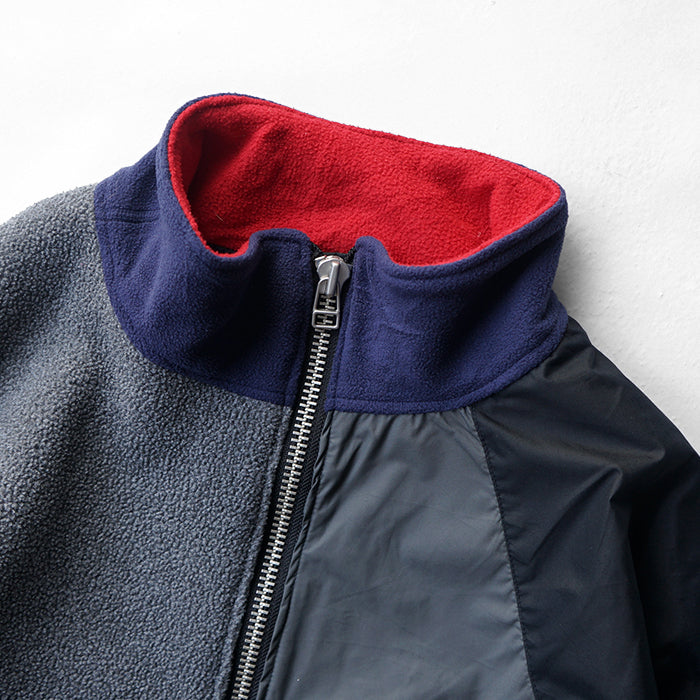 redad　outdoor patchwork zip bz