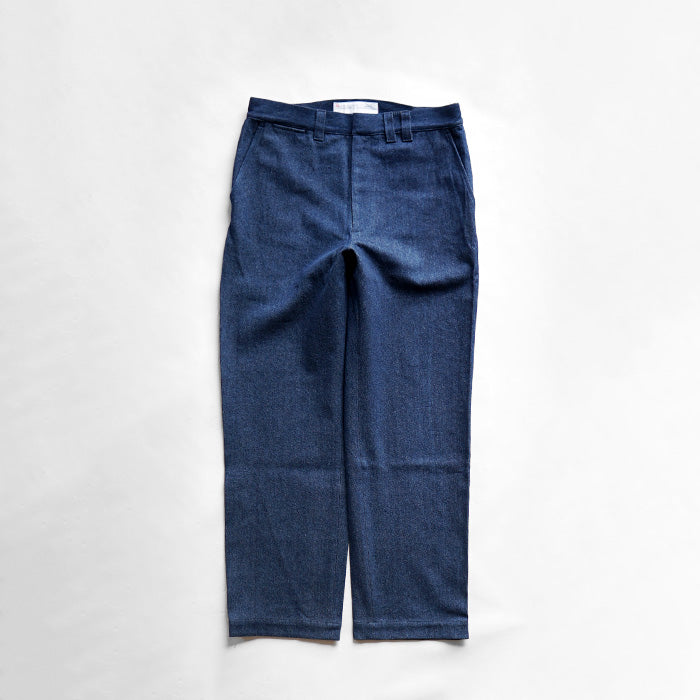 RANDY'S GARMENTS　GUSSETED WORK PANT - SCOURED 12oz DENIM