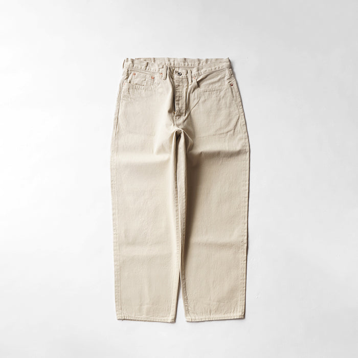 Sanca　BEIGE DENIM 5P WIDE FIT