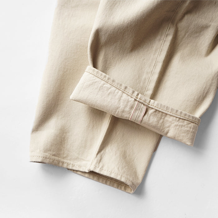 Sanca　BEIGE DENIM 5P WIDE FIT