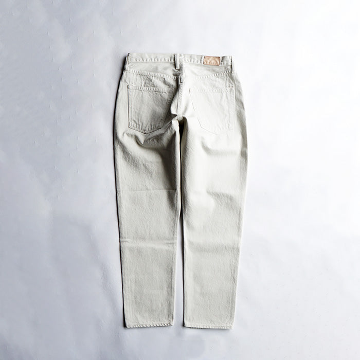 Sanca　IVORY DENIM 5P TAPERED FIT