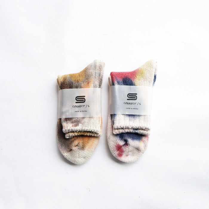 CONNECT/S　DASH DYE QUATER SOCKS