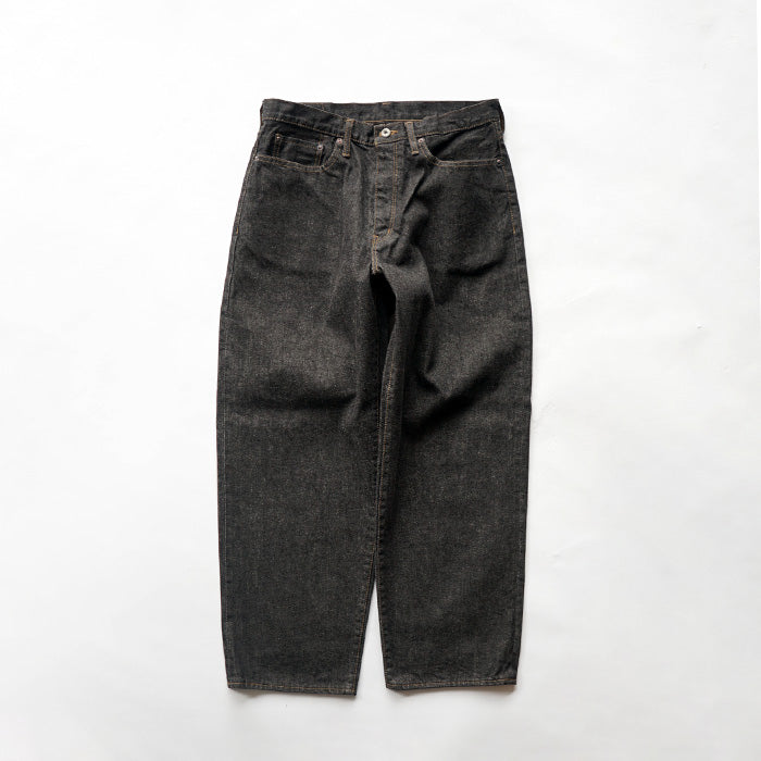 Sanca　BLACK DENIM 5P WIDE FIT