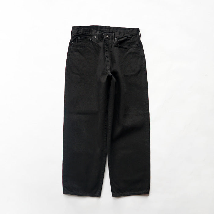 Sanca　BLACK DENIM 5P WIDE FIT