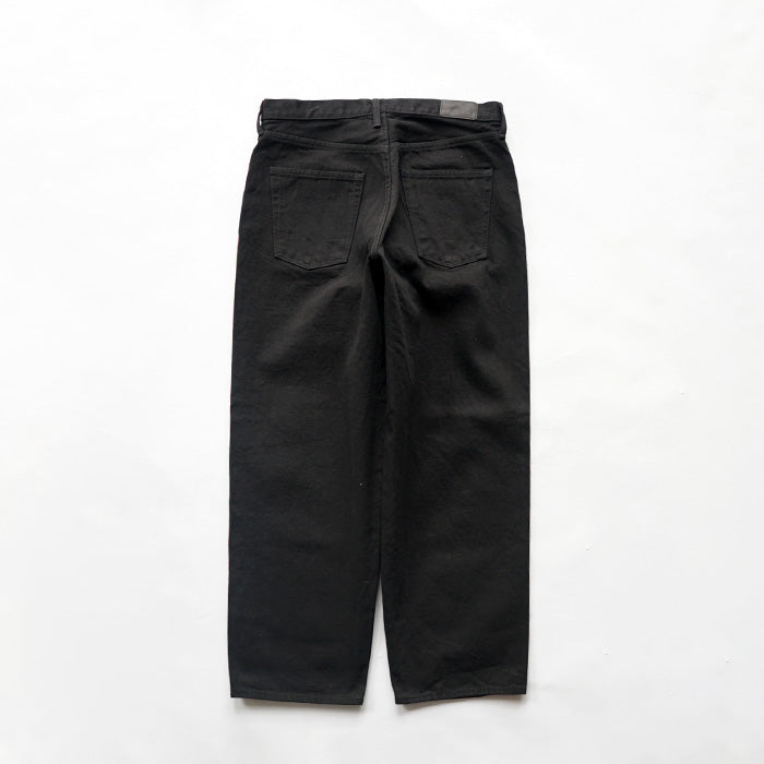 Sanca　BLACK DENIM 5P WIDE FIT