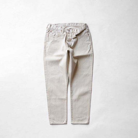 Sanca　BEIGE DENIM 5P TAPERED FIT