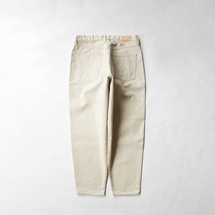 Sanca　BEIGE DENIM 5P BALLOON FIT