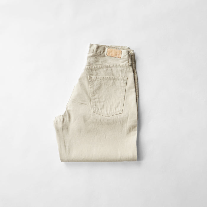 Sanca　BEIGE DENIM 5P BALLOON FIT