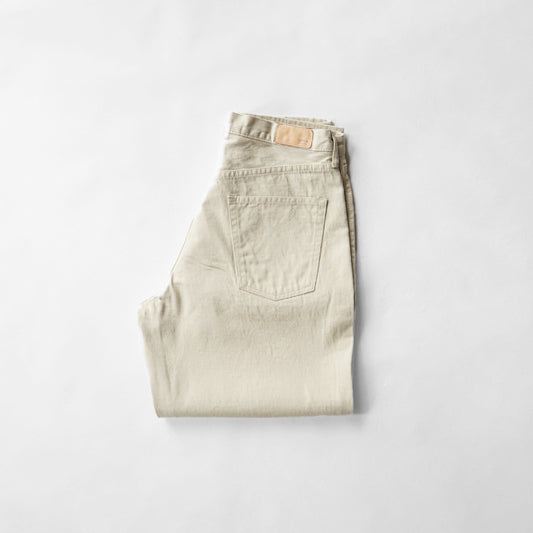 Sanca　BEIGE DENIM 5P BALLOON FIT