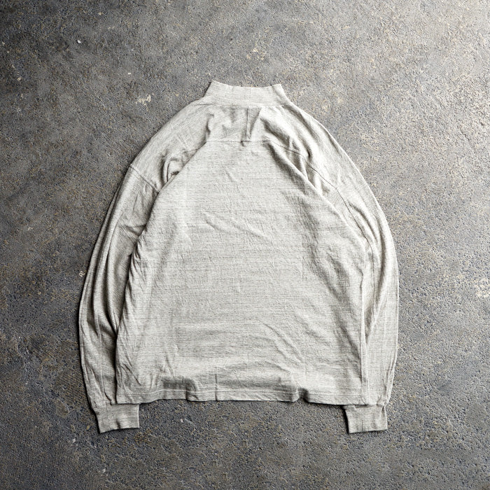 UNDYED STANDARD　30PV MOCK NECK L/S Tee