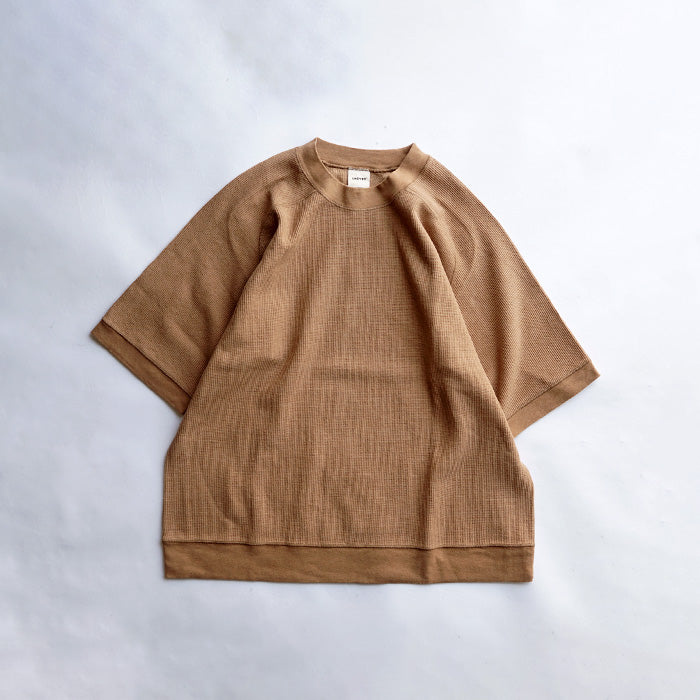 UNDYED STANDARD　WAFFLE S/S SWEAT