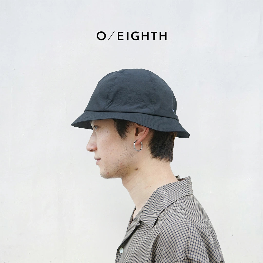 O/EIGHTH Nylon wash Hat Black TYPE U
