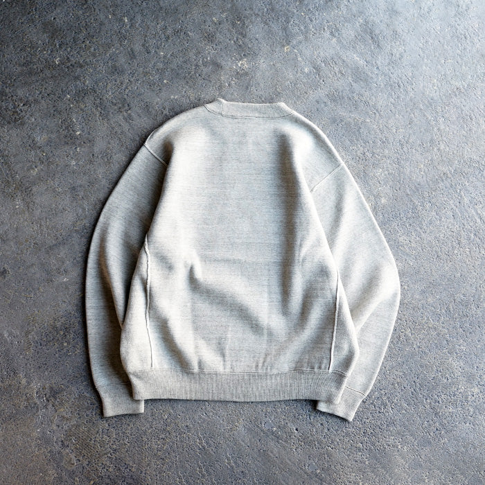 UNDYED STANDARD　KNIT MIX SWEAT CREW