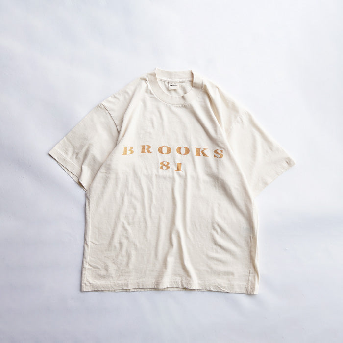 UNDYED STANDARD　30PV S/S Tee(Pt) - BROOKS 81