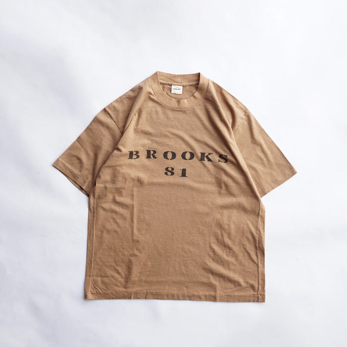 UNDYED STANDARD　30PV S/S Tee(Pt) - BROOKS 81