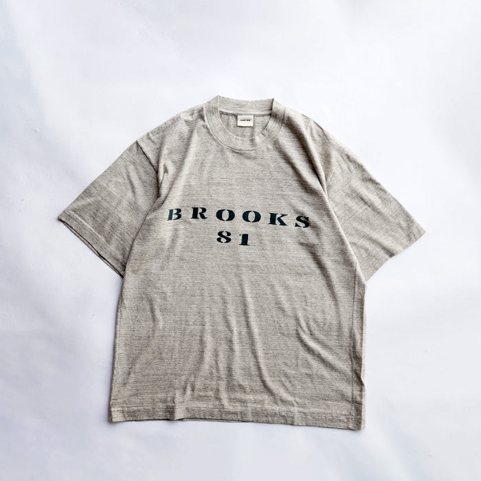 UNDYED STANDARD　30PV S/S Tee(Pt) - BROOKS 81