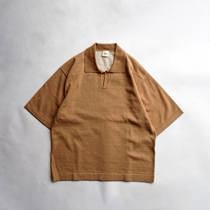 UNDYED STANDARD　HIGH GAUGE KNIT POLO