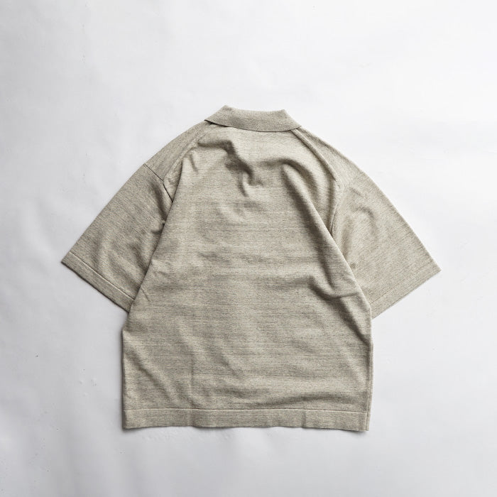 UNDYED STANDARD　HIGH GAUGE KNIT POLO