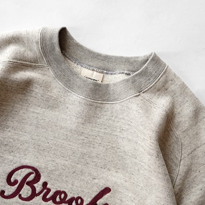 【20%OFF】UNDYED STANDARD　URAKE S/S EMB SWEAT -BROOKS