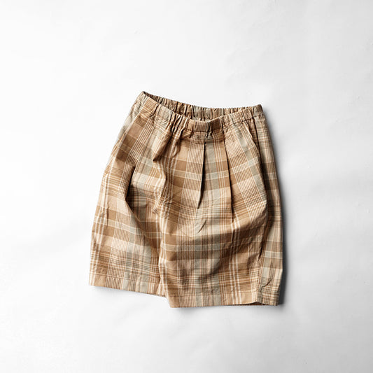 UNDYED STANDARD　MADRAS CHECK WIDE SHORT