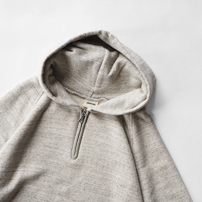 UNDYED STANDARD　 SWEAT HALF ZIP PARKA